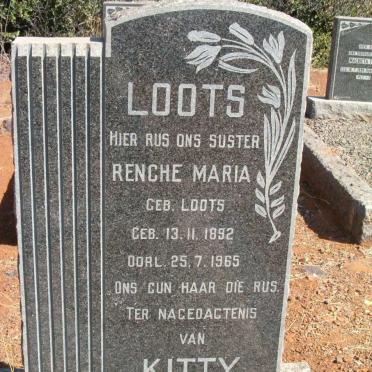 LOOTS Renche Maria nee LOOTS 1892-1965