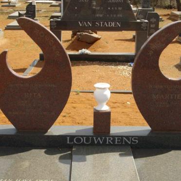 LOUWRENS Martiens 1929- &amp; Rita 1940-2001