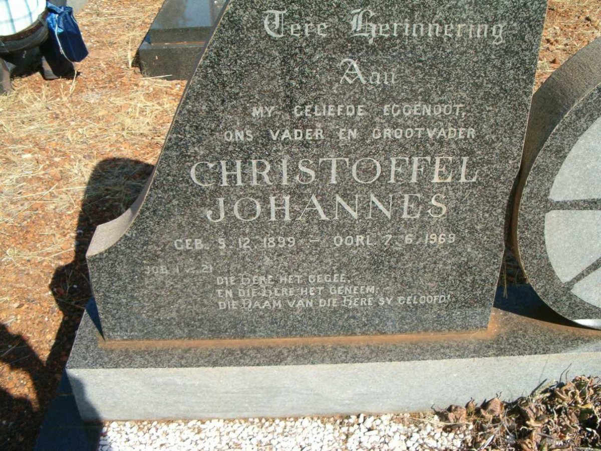 LIEBENBERG Christoffel Johannes 1899-1969