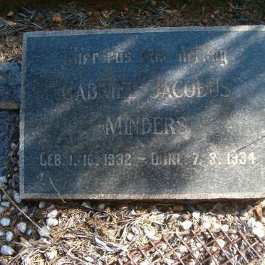 MINDERS Gabriel Jacobus 1932-1934