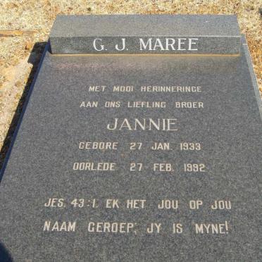 MAREE G.J. 1933-1992