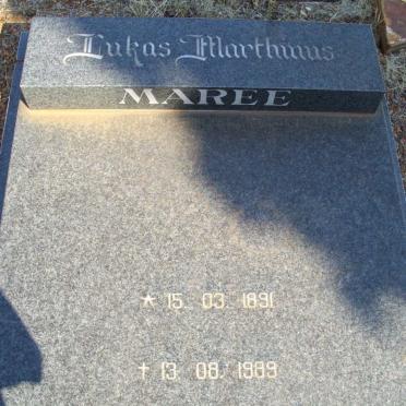 MAREE Lukas Marthinus 1891-1989