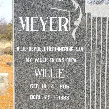 MEYER Willie 1905-1993