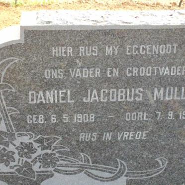 MULLER Daniel Jacobus 1908-1968