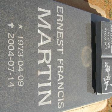 MARTIN Ernest Francis 1973-2004