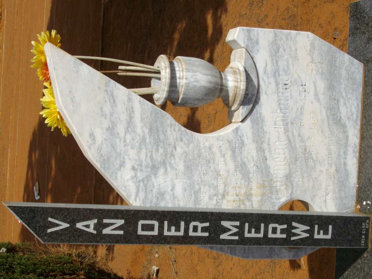 MERWE Cornelia Johanna, van der nee BEUKES 1965-1987