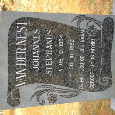 NEST Johannes Stephanus, van der 1954-1992