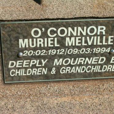 O'CONNOR Muriel Melville 1912-1994