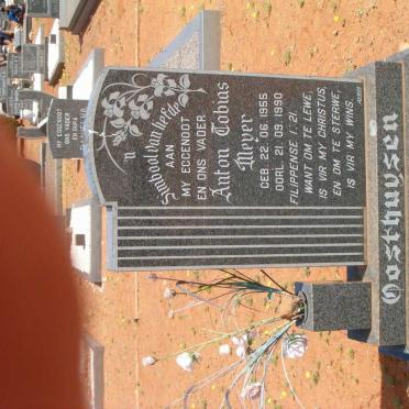 OOSTHUYSEN Anton Tobias Meyer 1955-1990