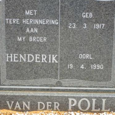 POLL Henderik, van der 1917-1990