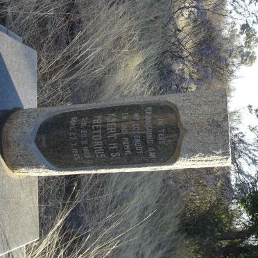 PRETORIUS Koert H.S. 1923-1965