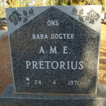 PRETORIUS A.M.E. -1971