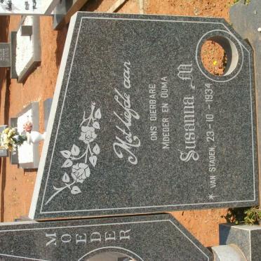 RAS Petrus J.A. 1934-1989 &amp; Susanna M. VAN STADEN 1934-