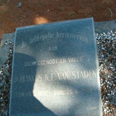 STADEN Johannes N.L., van 1891-1960