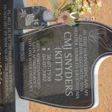 SNYDERS C.M.J. 1930-2002