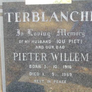 TERBLANCHE Pieter Willem 1916-1969