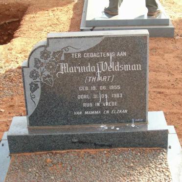 VELDSMAN Marinda nee THIART 1955-1983