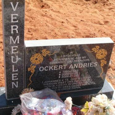 VERMEULEN Ockert Andries 1950-2008