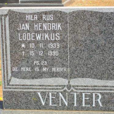 VENTER Jan Hendrik Lodewikus 1939-1990
