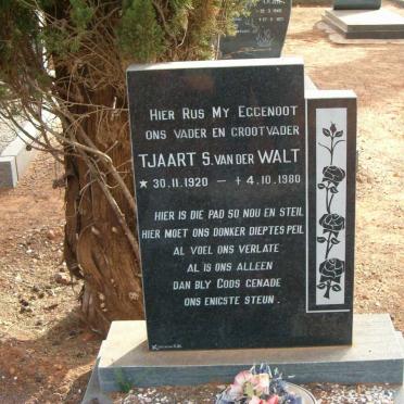 WALT Tjaart S,, van der 1920-1980