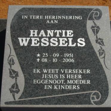 WESSELS Hantie 1951-2006