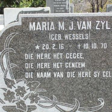 ZYL Maria M.J., van nee WESSELS 1916-1970