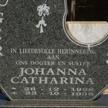? Johanna Catharina 1928-1938