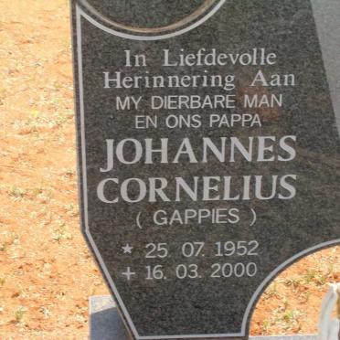 ? Johannes Cornelius 1952-2000