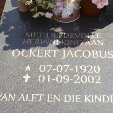 ? Ockert Jacobus 1920-2002