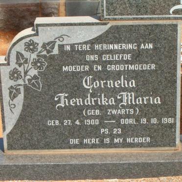 ? Cornelia Hendrika Maria nee ZWARTS 1900-1981