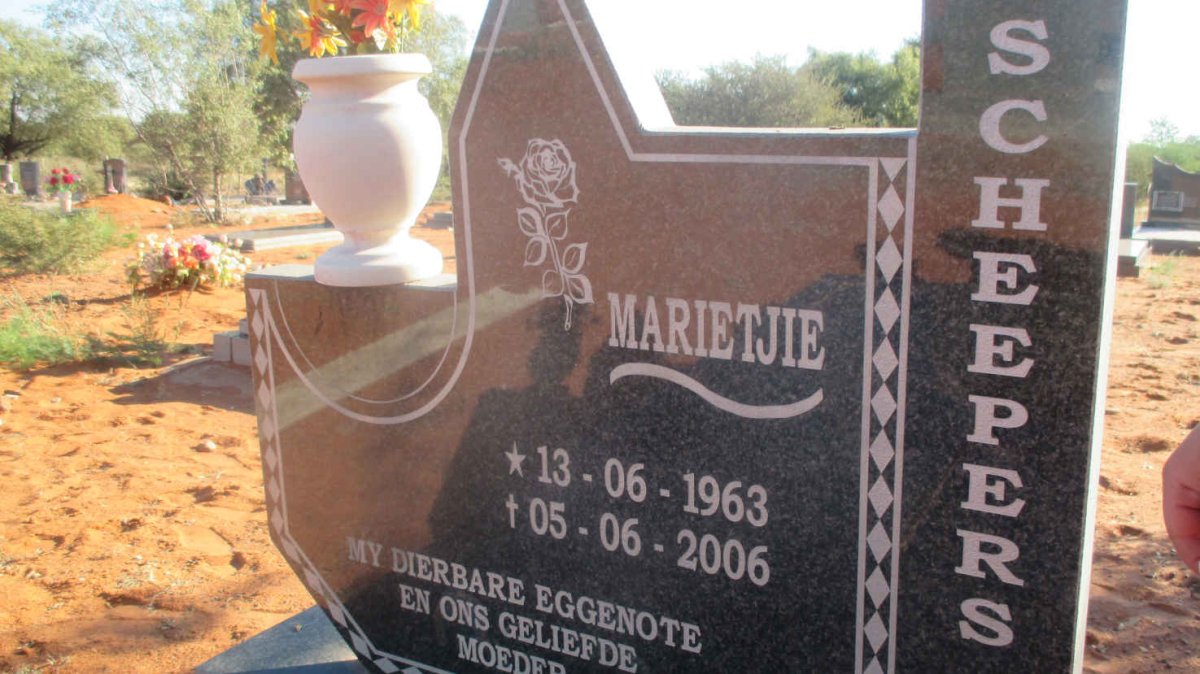 SCHEEPERS Marietjie 1963-2006