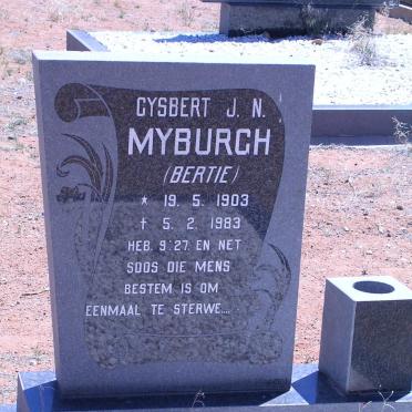 MYBURGH Gysbert J.N. 1903-1983