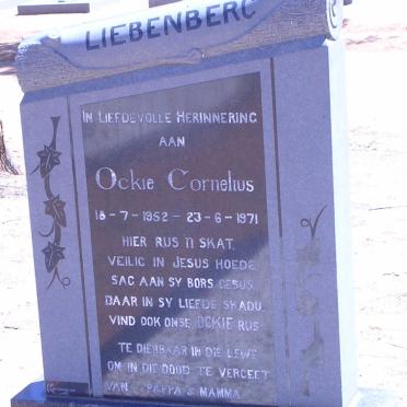 LIEBENBERG Ockie Cornelius 1952-1971