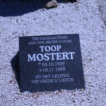 MOSTERT Toop 1939-1998