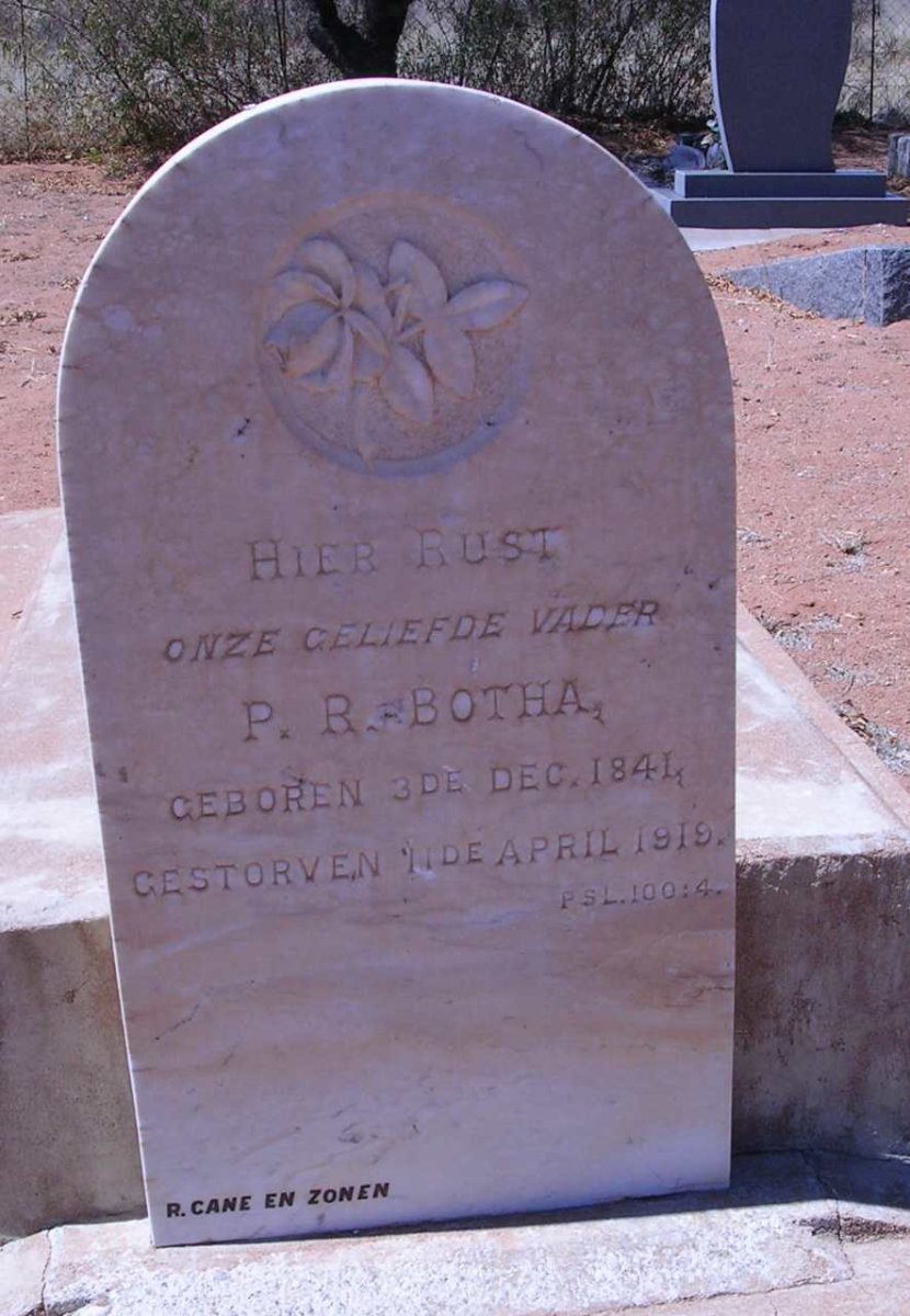 BOTHA P.R. 1841-1919