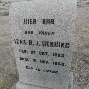 HENNING Izak B.J. 1863-1956