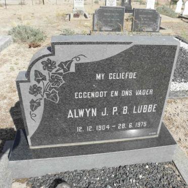 LUBBE Alwyn J.P.B. 1904-1975