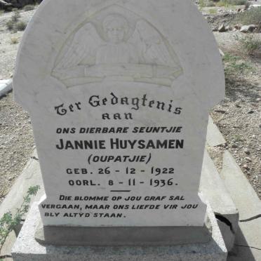 HUYSAMEN Jannie 1922-1936