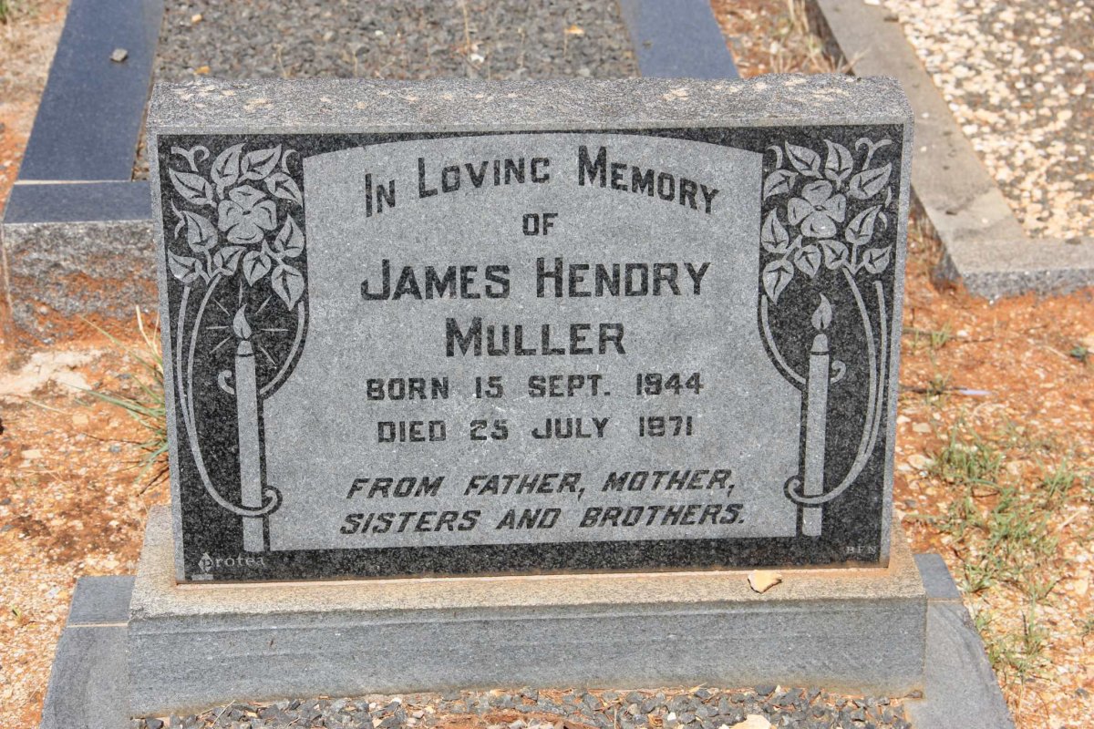 MULLER James Hendry 1944-1971