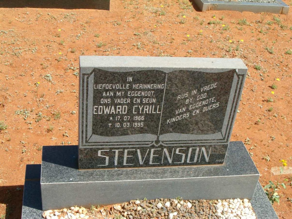 STEVENSON Edward Cyrill 1966-1995