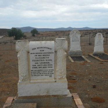 BUHR Elizabeth Francina nee LOUBSER 1889-1922