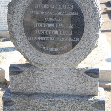BRAND Floris Johannes Jacobus 1914-1948