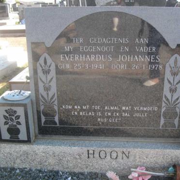 HOON Everhardus Johannes 1941-1978