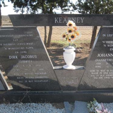 KEARNEY Dirk Jacobus 1933-1991 &amp; Johanna Maria GRIEBENAUW 1940-2009