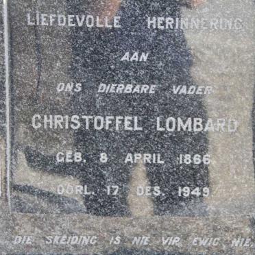 LOMBARD Christoffel 1866-1949