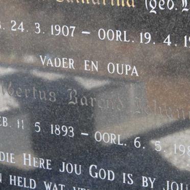 VISSER Albertus Barend Johannes 1893-1988