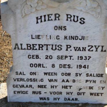 ZYL Albertus P., van 1937-1941