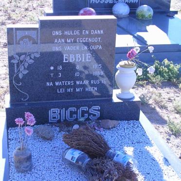 BIGGS Ebbie 1915-1989