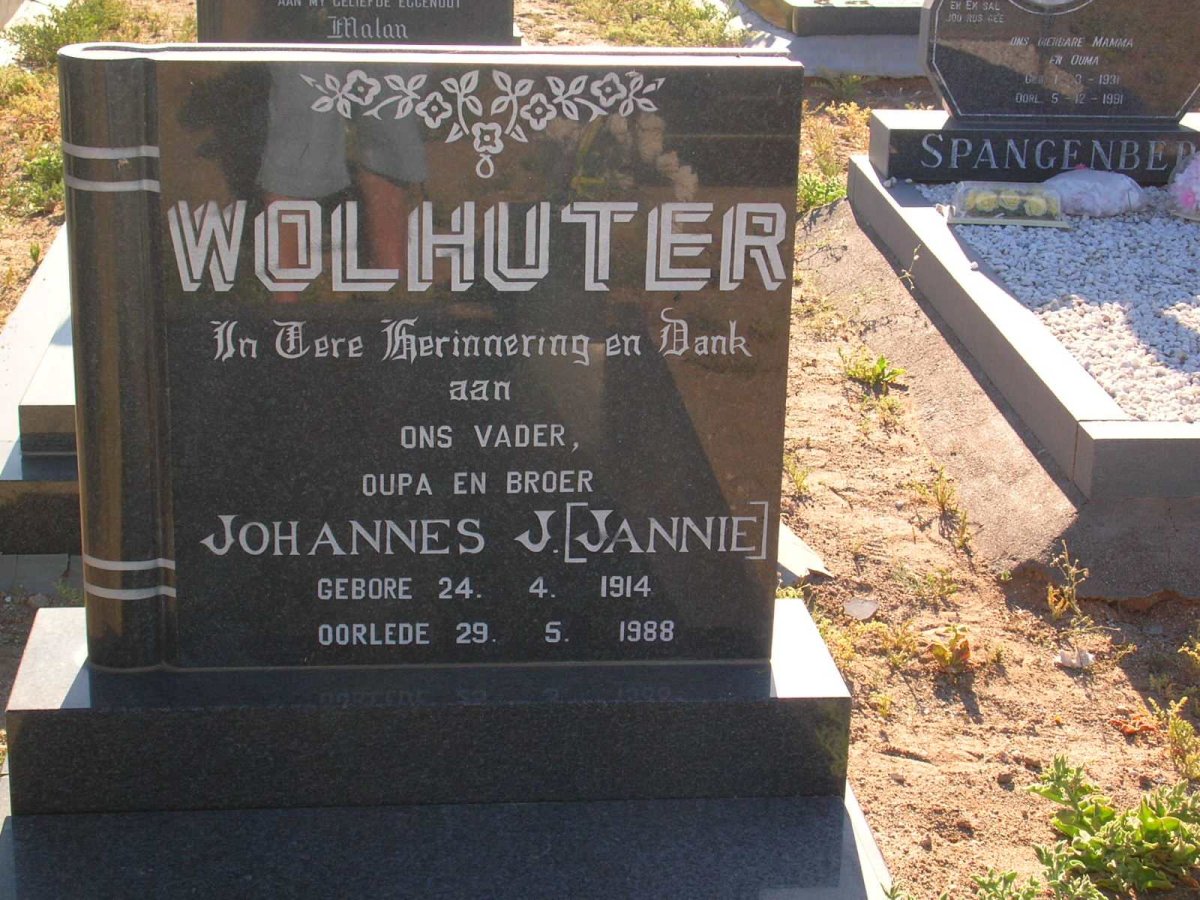 WOLHUTER Johannes J. 1914-1988