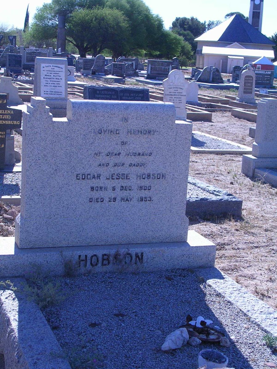 HOBSON Edgar Jesse 1900-1953